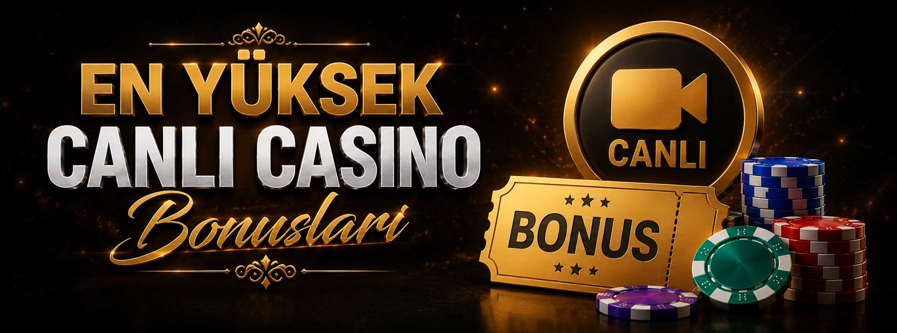 En Yüksek Canlı Casino Bonusları